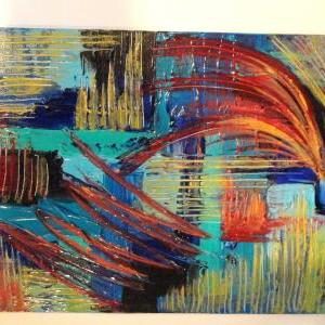 - Original Painting. Colour . Abstract Acrylic..