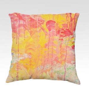Sun Showers - Fine Art Velveteen Throw Pillow..