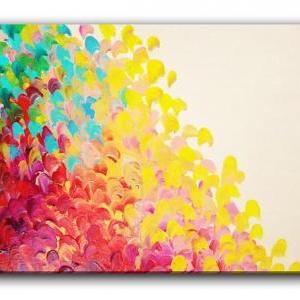 Creation In Color Fine Art Painting Shower Curtain..